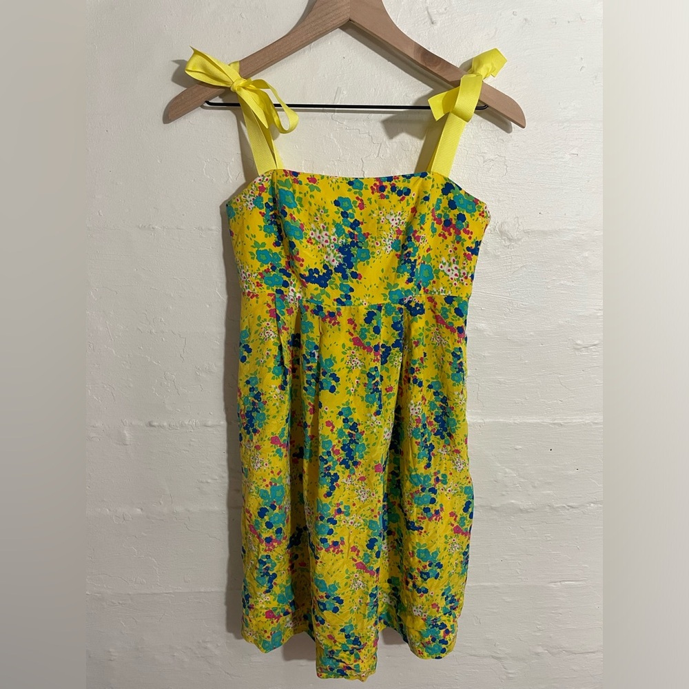 Britt Ryan floral silk dress with‎ bow strap